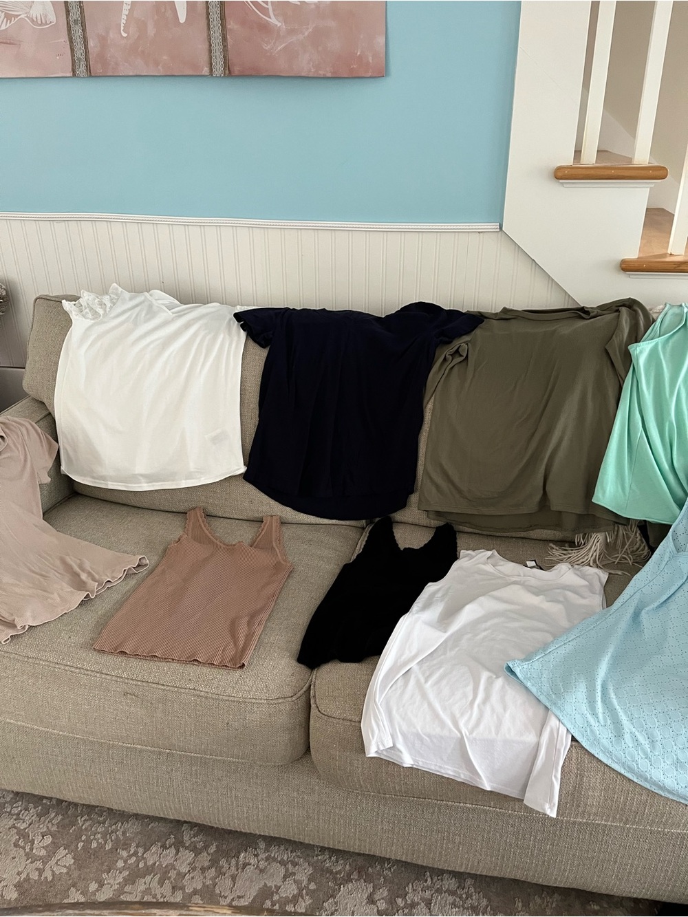 Classic White Women’s Tee - Unbranded and Bundle of Clothes